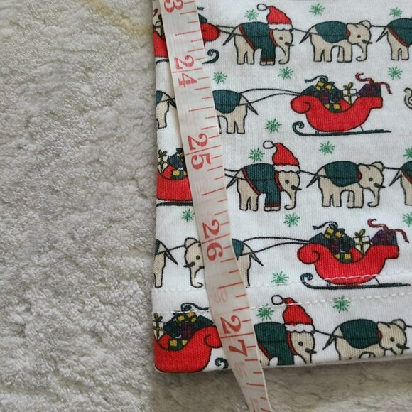 Roller Rabbit Elephant Christmas Pajama Pants XXS Holiday Lounge Sleepwear - Picture 6 of 6